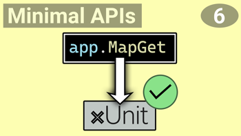 How to add unit testing to Minimal APIs routes using xUnit