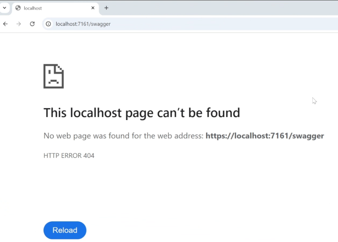 Swagger UI can't be found in .NET 9