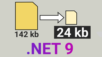 Static asset file sizes can be reduced by over 80% in .NET 9